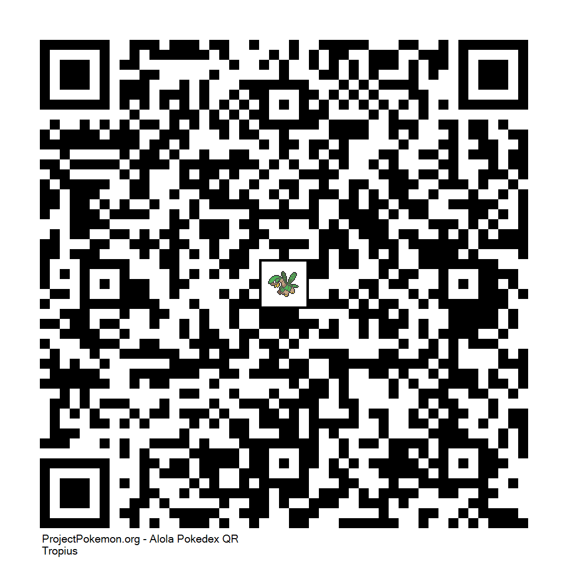 Cdigo QR de Tropius